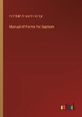 Cover: Manual of Forms for Baptism - Outlook Verlag