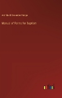Enlarge image Cover: Manual of Forms for Baptism - Outlook Verlag