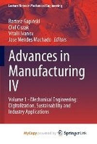Abbildung von: Advances in Manufacturing IV - Springer