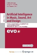 Cover: Artificial Intelligence in Music, Sound, Art and Design - Springer
