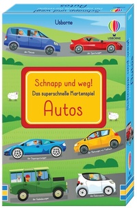Abbildung von: Schnapp und weg! Das superschnelle Kartenspiel: Autos - Usborne
