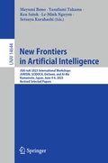Cover: New Frontiers in Artificial Intelligence - Springer