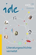 Cover: Literaturgeschichte vernetzt - Studien Verlag