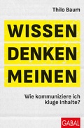 Cover: Wissen, denken, meinen - GABAL