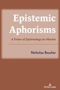 Cover: Epistemic Aphorisms - Peter Lang Verlag