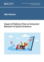Cover: Impact of Delivery Time on Consumer Behavior in Quick Commerce - Books on Demand