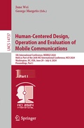 Cover: Human-Centered Design, Operation and Evaluation of Mobile Communications - Springer