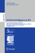 Cover: Artificial Intelligence in HCI - Springer