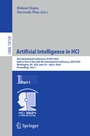 Cover: Artificial Intelligence in HCI - Springer