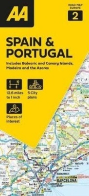 Abbildung von: AA Road Map Spain & Portugal - Automobile Association