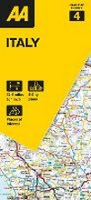 Cover: AA Road Map Italy - Automobile Association