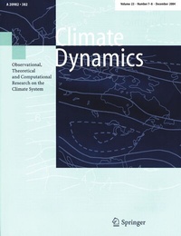 Abbildung von: Climate Dynamics - Springer