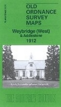 Cover: Weybridge (West) & Addlestone 1912 - Alan Godfrey Maps