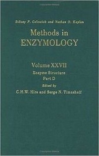 Enlarge image Cover: Enzyme Structure, Part D: Volume 27 - Academic Press