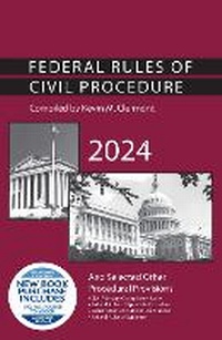 Abbildung von: Federal Rules of Civil Procedure and Selected Other Procedural Provisions, 2024 - Foundation Press