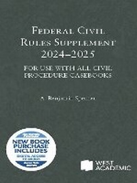 Abbildung von: Federal Civil Rules Supplement, 2024-2025 - Foundation Press