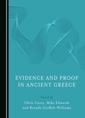 Cover: Evidence and Proof in Ancient Greece - Cambridge Scholars Publishing