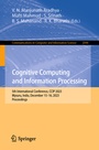 Cover: Cognitive Computing and Information Processing - Springer