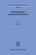 Abbildung von: Haftungsfragen automatisierter Systeme. - Duncker & Humblot