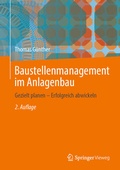 Cover: Baustellenmanagement im Anlagenbau - Springer Vieweg
