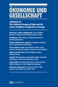 Cover: The Political Economy of Italy and the Centre-Periphery Perspective on Europe - Metropolis