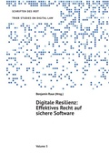 Cover: TRIER STUDIES ON DIGITAL LAW / Digitale Resilienz - epubli