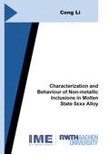 Cover: Characterization and Behaviour of Non-metallic Inclusions in Molten State 5xxx Alloy - Shaker