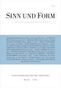 Cover: Sinn und Form 3/2024 - SINN und FORM