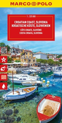 Abbildung von: MARCO POLO Reisekarte Kroatische Küste, Slowenien 1:325.000 - MARCO POLO ein Imprint von MAIRDUMONT