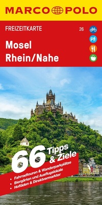 Abbildung von: MARCO POLO Freizeitkarte 26 Mosel, Rhein/Nahe 1:115.000 - MARCO POLO ein Imprint von MAIRDUMONT