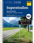Cover: ADAC Superstra&szlig;en Autoatlas 2025/2026 Deutschland 1:200.000, &Ouml;sterreich, Schweiz 1:300.000 mit Europa 1:4,5 Mio. - ADAC Kartografie ein Imprint von MAIRDUMONT