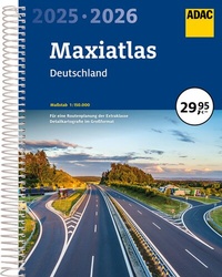 Abbildung von: ADAC Maxiatlas 2025/2026 Deutschland 1:150.000 - ADAC Kartografie ein Imprint von MAIRDUMONT