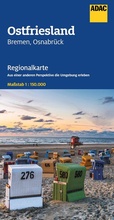 Cover: ADAC Regionalkarte 04 Ostfriesland 1:150.000 - ADAC Kartografie ein Imprint von MAIRDUMONT