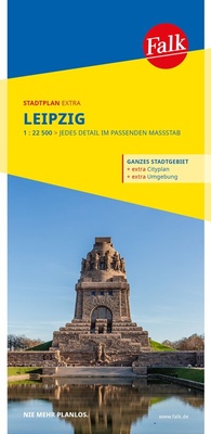 Abbildung von: Falk Stadtplan Extra Leipzig 1:22.500 - Falk ein Imprint von MAIRDUMONT