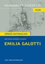 Cover: Emilia Galotti - Hamburger Lesehefte