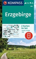 Cover: KOMPASS Wanderkarten-Set 866 Erzgebirge (2 Karten) 1:50.000 - KOMPASS-Karten