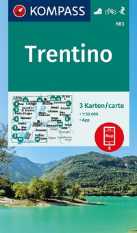Abbildung von: KOMPASS Wanderkarten-Set 683 Trentino (3 Karten) 1:50.000 - KOMPASS-Karten