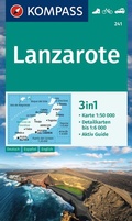 Cover: KOMPASS Wanderkarte 241 Lanzarote 1:50.000 - KOMPASS-Karten