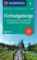 Cover: KOMPASS Wanderf&uuml;hrer Fichtelgebirge mit Naturpark Frankenwald und Naturpark Steinwald, 55Touren mit Extra-Tourenkarte - KOMPASS-Karten