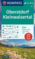 Cover: KOMPASS Wanderkarte 03 Oberstdorf, Kleinwalsertal 1:25.000 - KOMPASS-Karten