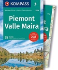 Cover: KOMPASS Wanderf&uuml;hrer Piemont, Valle Maira, 35 Touren mit Extra-Tourenkarte - KOMPASS-Karten
