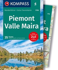 Abbildung von: KOMPASS Wanderführer Piemont, Valle Maira, 35 Touren mit Extra-Tourenkarte - KOMPASS-Karten