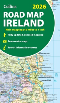 Abbildung von: 2026 Collins Road Map of Ireland - Collins