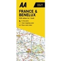 Cover: AA Road Map France & Benelux - Automobile Association