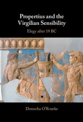 Cover: Propertius and the Virgilian Sensibility - Cambridge University Press