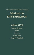 Cover: Enzyme Structure, Part E: Volume 47 - Academic Press