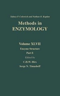 Enlarge image Cover: Enzyme Structure, Part E: Volume 47 - Academic Press