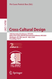 Abbildung von: Cross-Cultural Design - Springer