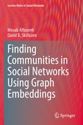 Cover: Finding Communities in Social Networks Using Graph Embeddings - Springer
