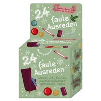 Abbildung von: Adventskalender-Box "24 faule Ausreden" warum ich keinen Adventskalender gebastelt habe - Lingen Verlag
